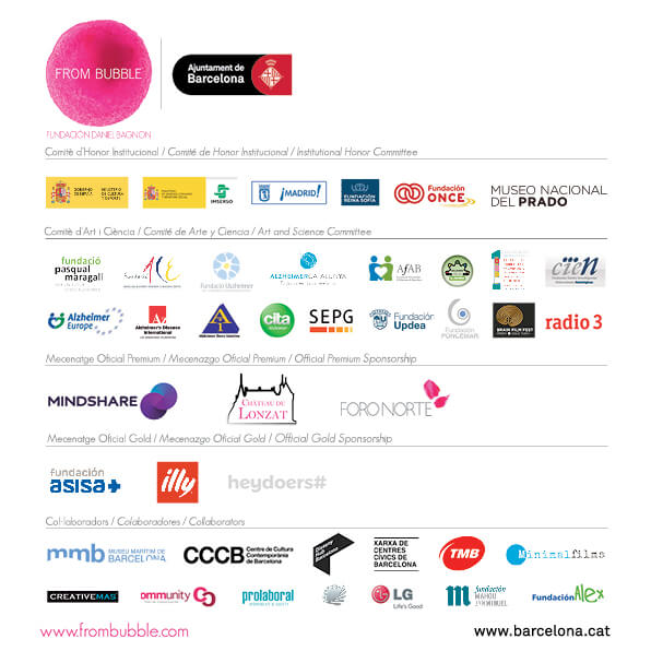 Logos de los Patrocinadores de From Bubble Barcelona